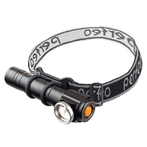 Фонарь налобный/ручной аккумуляторный с зарядкой от USB светодиодный Regs PL-901 картинка 